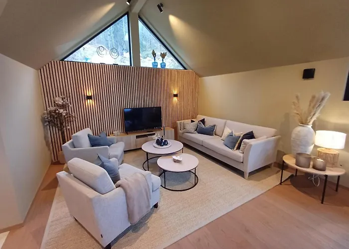 Casa de Férias Perle Ved Sjoen! Ny Pa 90m2.